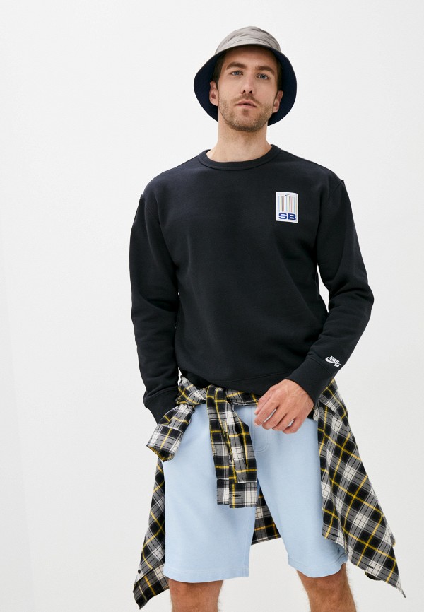 

Свитшот Nike, Черный, M NK SB STRIPES CREW