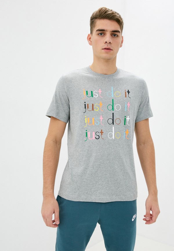 

Футболка Nike, Серый, M NSW JDI MLTI COLOR