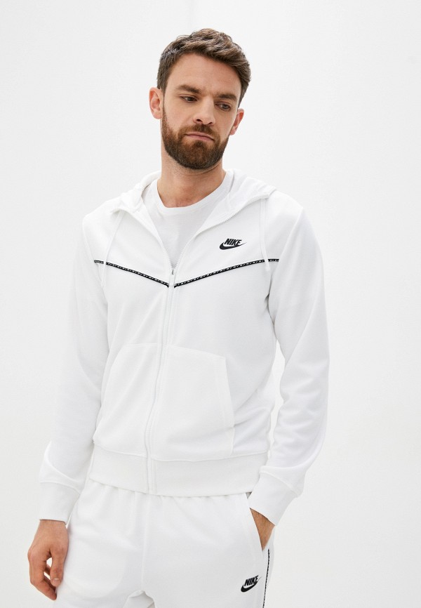

Толстовка Nike, Белый, M NSW REPEAT PK FZ HOODIE