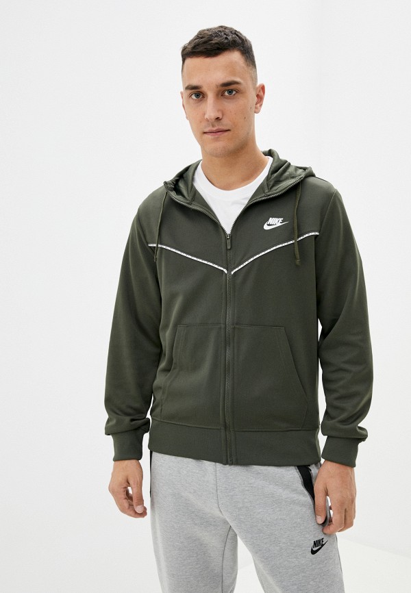 

Толстовка Nike, Хаки, M NSW REPEAT PK FZ HOODIE
