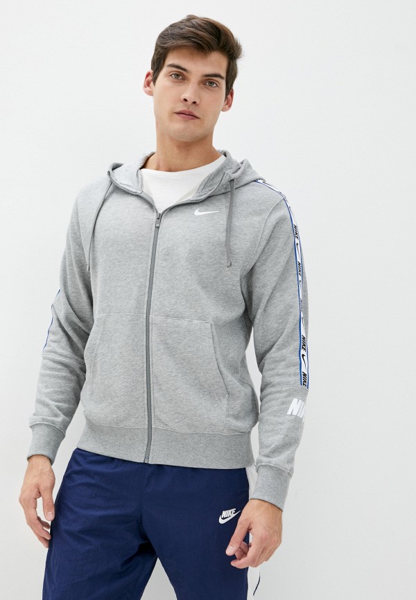 

Толстовка Nike, Серый, M NSW REPEAT FZ HOODIE FT