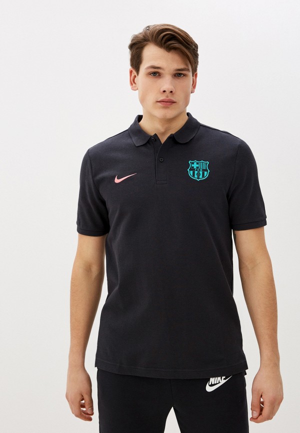 

Поло Nike, Черный, FCB M NSW POLO PQ CRE CL