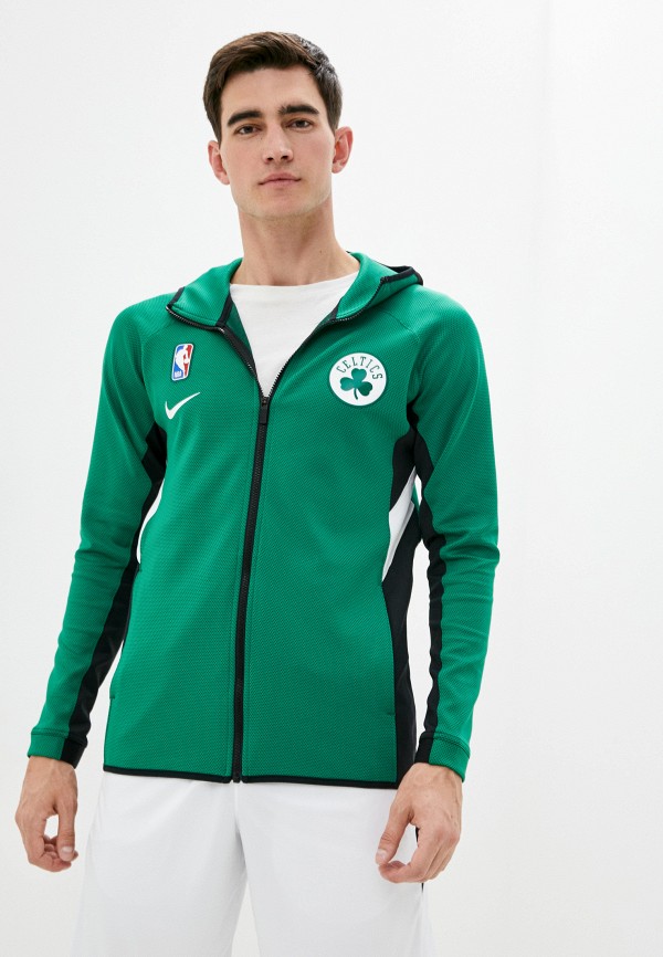 

Толстовка Nike, Зеленый, BOS M NK THRMFLX SHWTM HD FZ