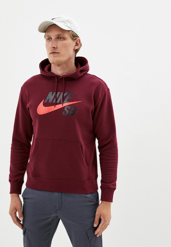 

Худи Nike, Бордовый, M NK SB ICON HOODIE PO ESSNL