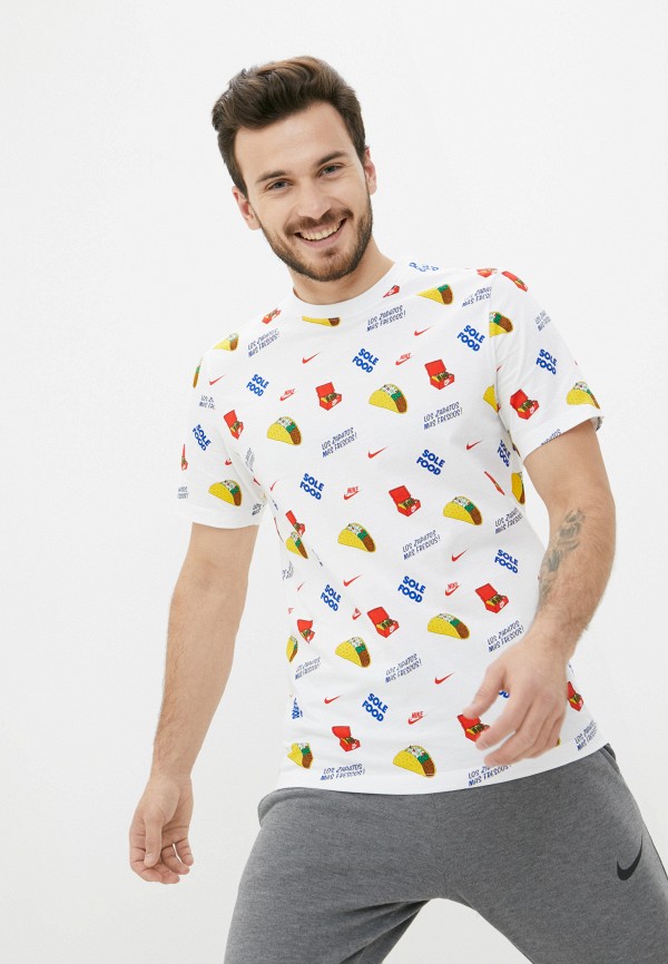 

Футболка Nike, Белый, M NSW SS TEE FOOD AOP