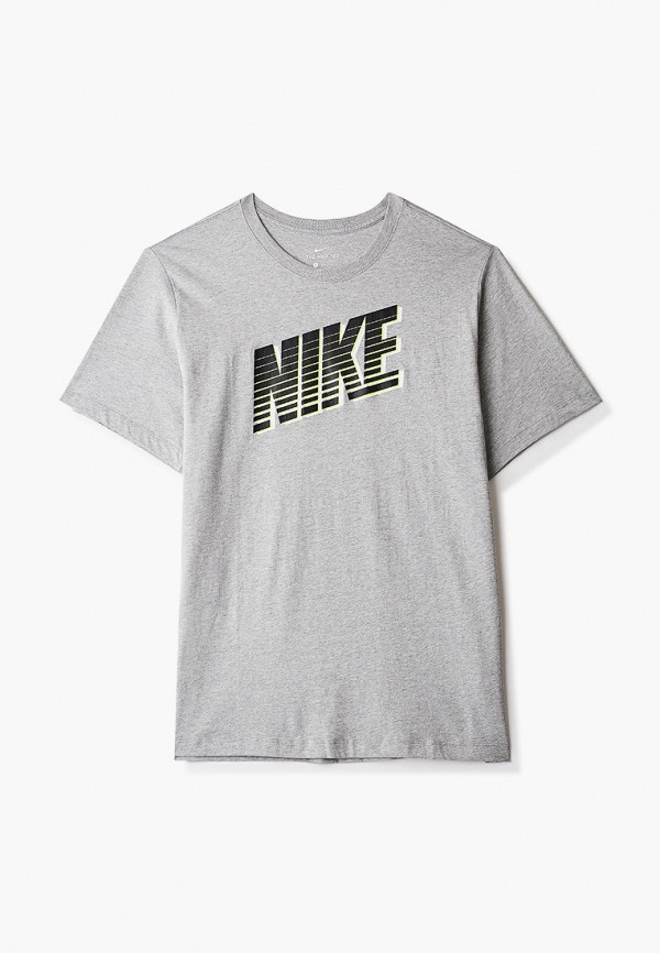

Футболка спортивная Nike, Серый, M NSW TEE NIKE BLOCK