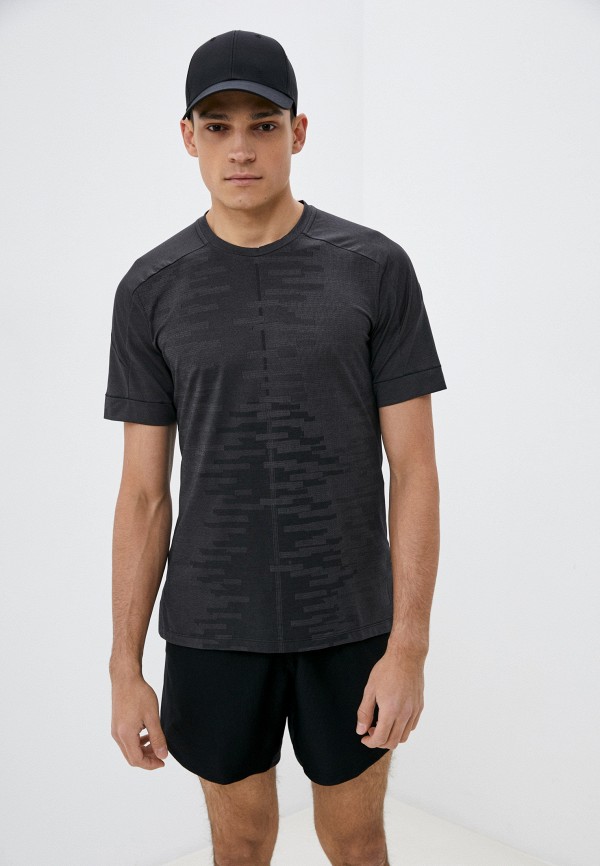 

Футболка спортивная Nike, Серый, M NK DRY TOP SS PNNCL YOGA