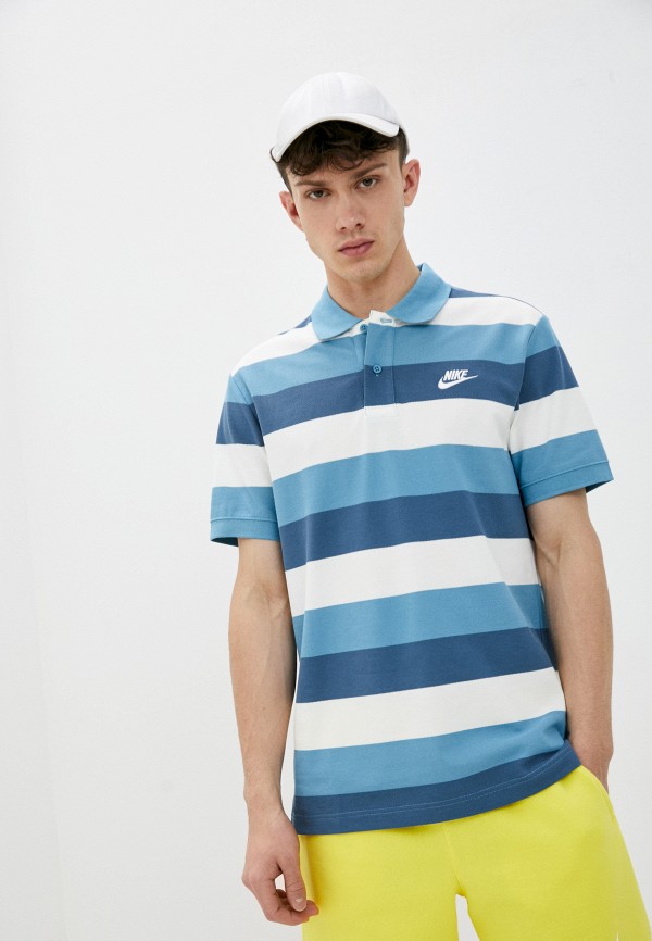 

Поло Nike, Бирюзовый, M NSW CE POLO MATCHUP STRIPE