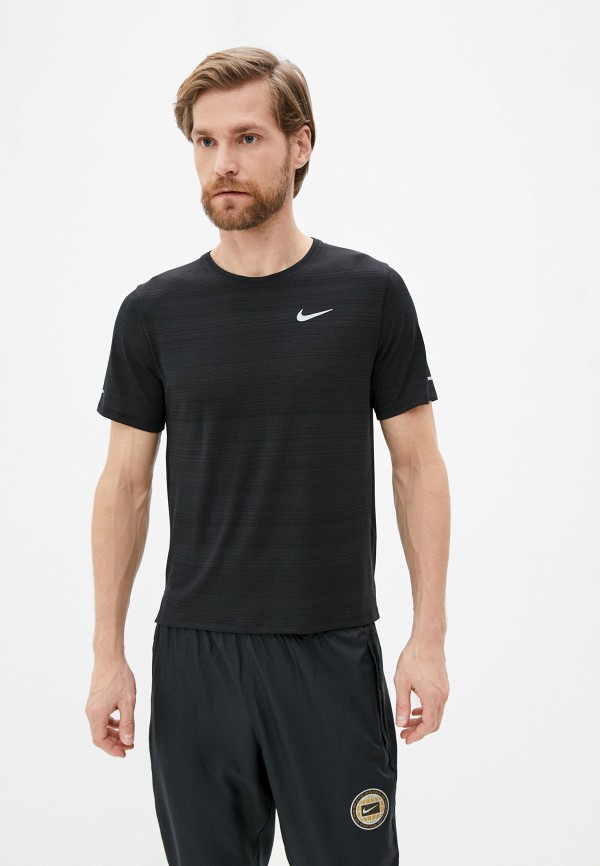 

Футболка спортивная Nike, Черный, M NK DF MILER TOP SS