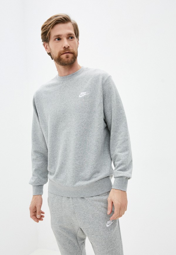 

Свитшот Nike, Серый, SPORTSWEAR CLUB MEN'S FRENCH TERRY CREW