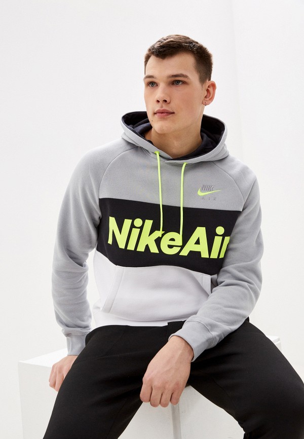 

Худи Nike, Серый, M NSW NIKE AIR HOODIE PO FLC