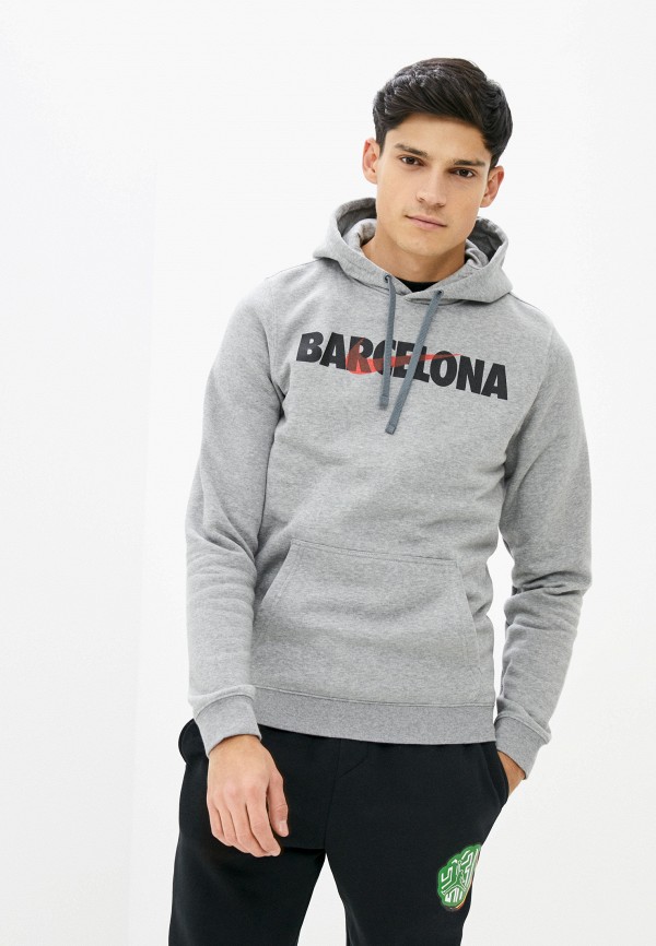

Худи Nike, Серый, M NSW CLUB HOODIE PRNT BCN