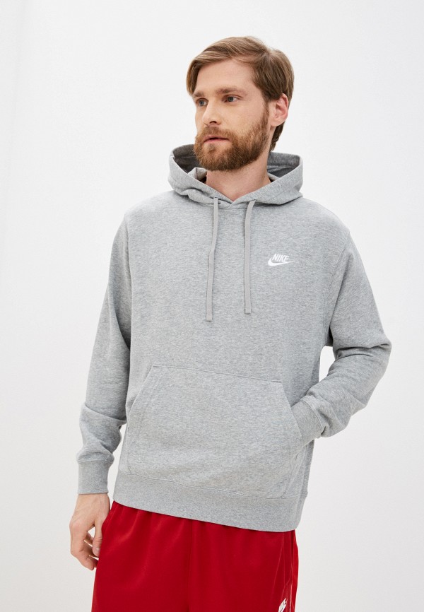 

Худи Nike, Серый, M NSW CLUB HOODIE PO FT