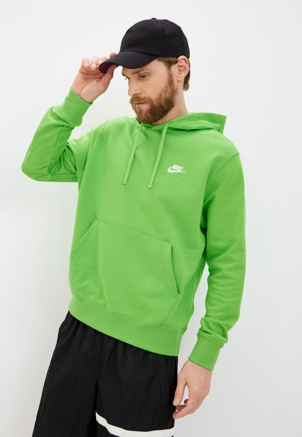 

Худи Nike, Зеленый, M NSW CLUB HOODIE PO FT
