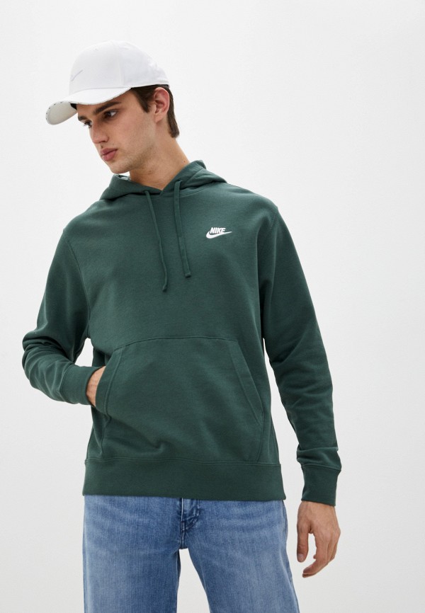 

Худи Nike, Зеленый, M NSW CLUB HOODIE PO FT