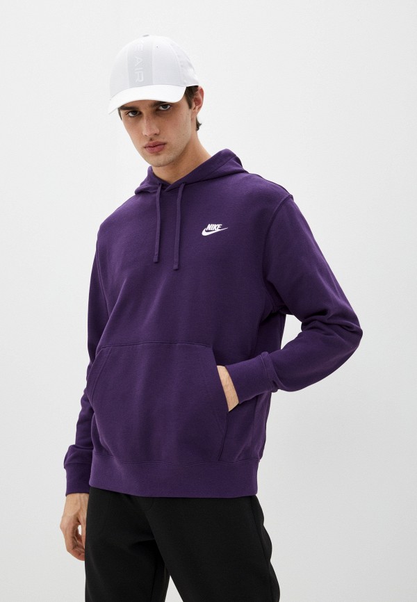 

Худи Nike, Фиолетовый, M NSW CLUB HOODIE PO FT