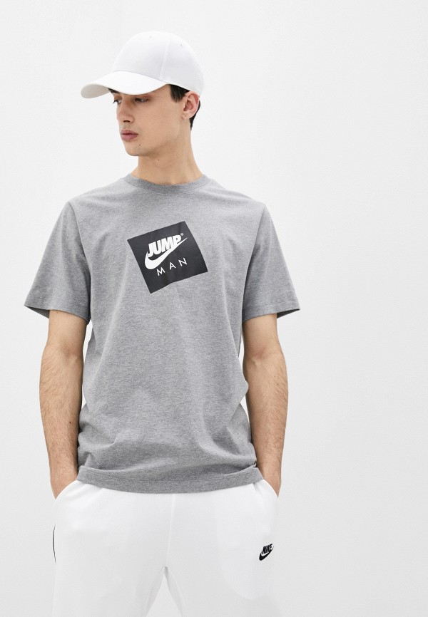 

Футболка Jordan, Серый, M J JUMPMAN BOX SS CREW