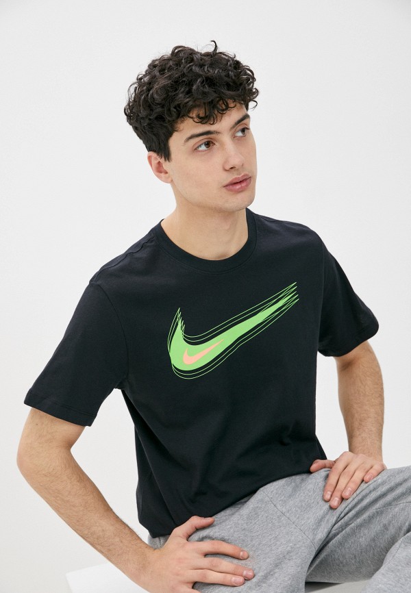 

Футболка Nike, Черный, M NSW TEE SWOOSH 12 MONTH