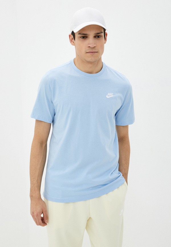 

Футболка Nike, Голубой, M NSW CLUB TEE