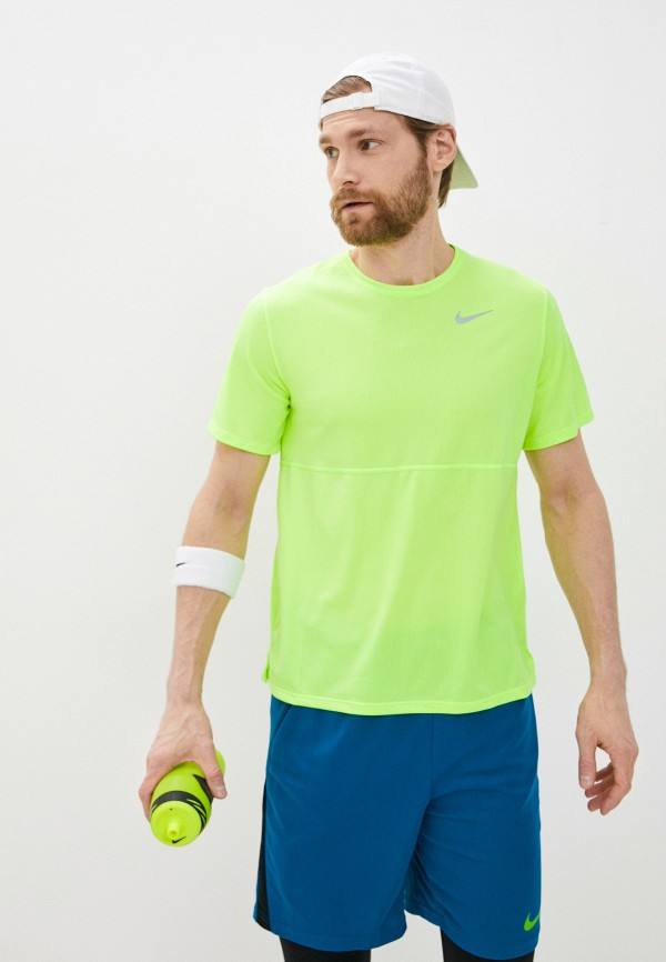 

Футболка спортивная Nike, Зеленый, M NK DF RUN TOP SS