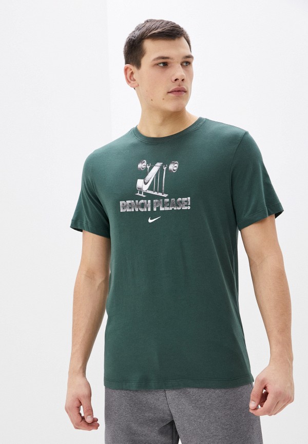 

Футболка спортивная Nike, Зеленый, M NK DFC TEE HUMOR 1