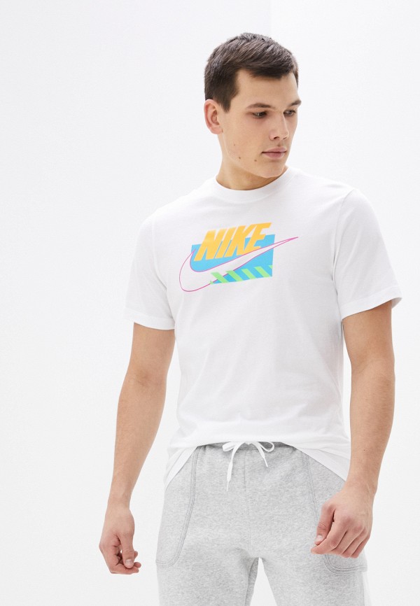 

Футболка Nike, Белый, M NSW TEE SP BRANDMARKS HBR