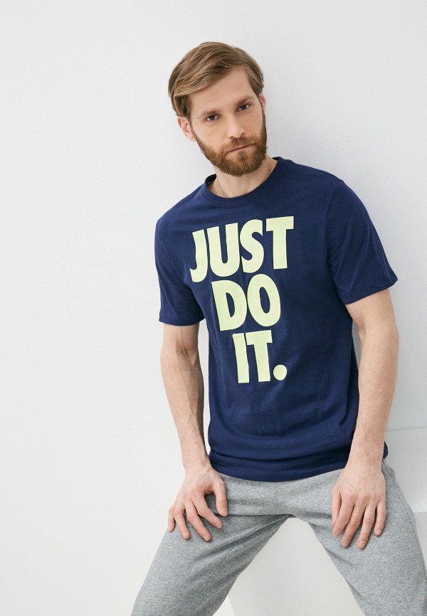 

Футболка Nike, Синий, M NSW TEE ICON JDI HBR
