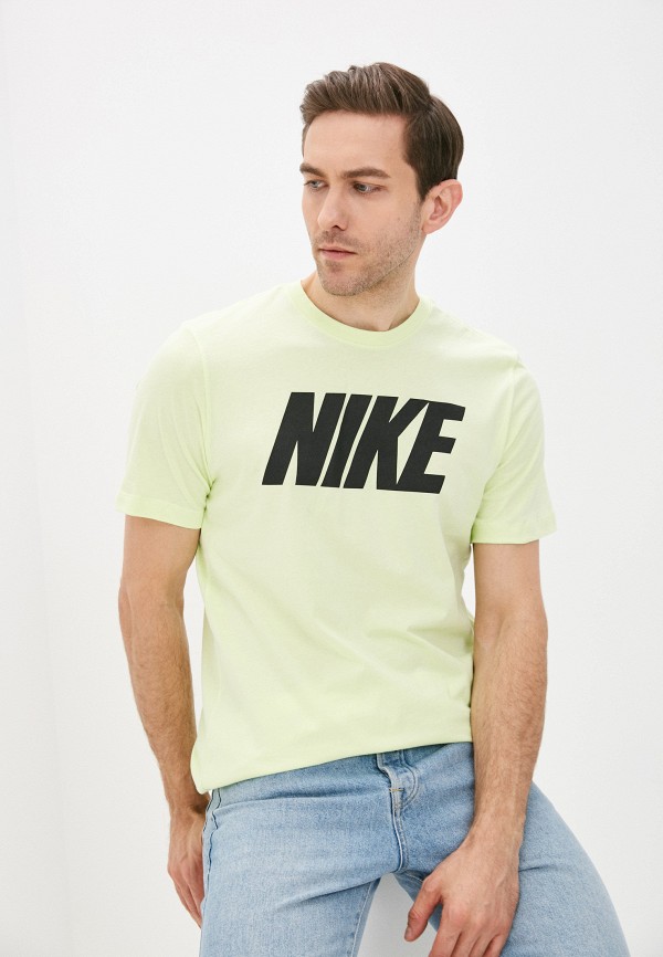 

Футболка Nike, Зеленый, M NSW TEE ICON NIKE BLOCK