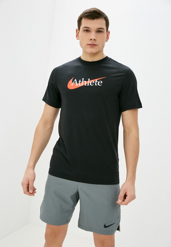 

Футболка спортивная Nike, Черный, M NK DB TEE SW ATHLETE