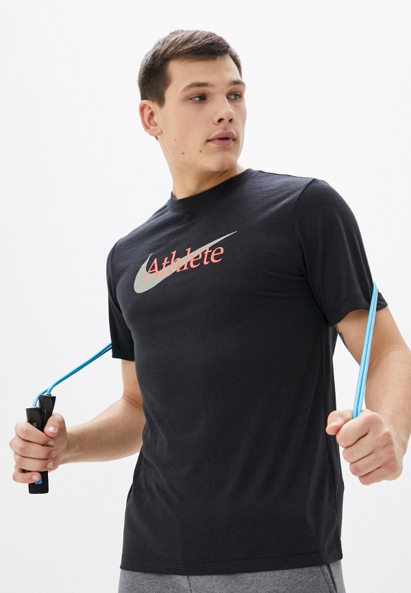 

Футболка спортивная Nike, Черный, M NK DB TEE SW ATHLETE