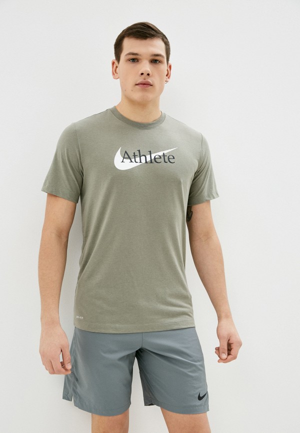 

Футболка спортивная Nike, Хаки, M NK DB TEE SW ATHLETE