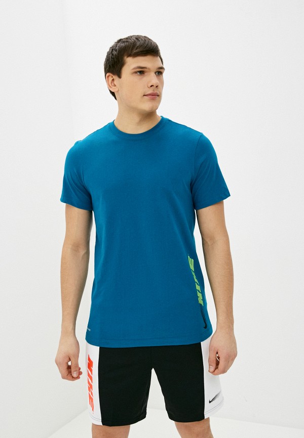

Футболка спортивная Nike, Бирюзовый, M NK DFC TEE SC SP21