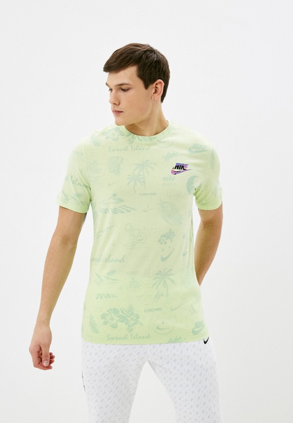 

Футболка Nike, Зеленый, M NSW TEE SPRING BREAK AOP