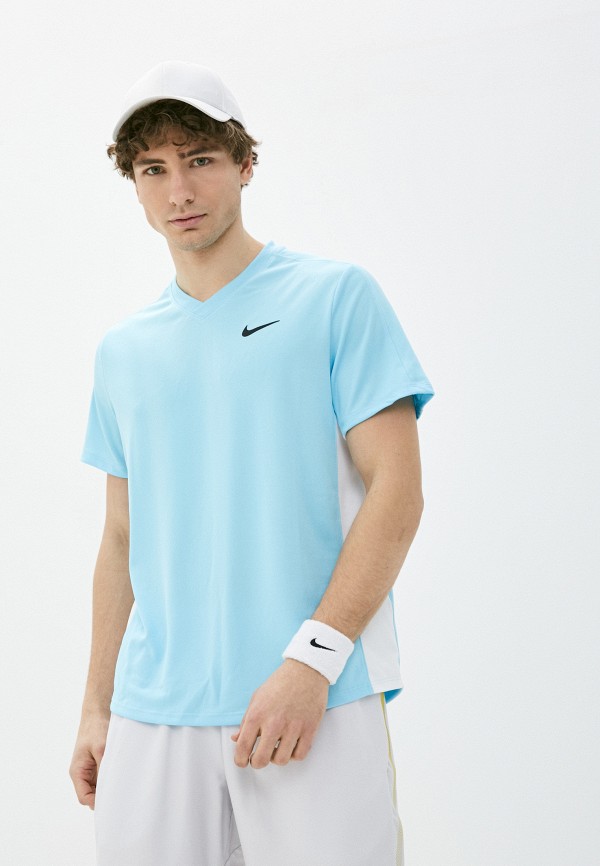 

Футболка спортивная Nike, Голубой, M NKCT DF VCTRY TOP