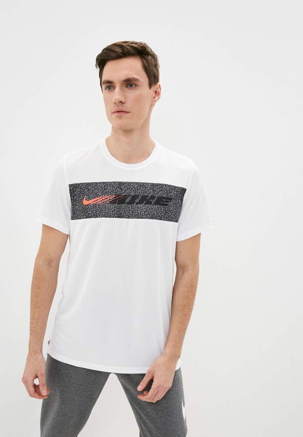 

Футболка спортивная Nike, Белый, M NK DRY SUPERSET SS SC ENERGY