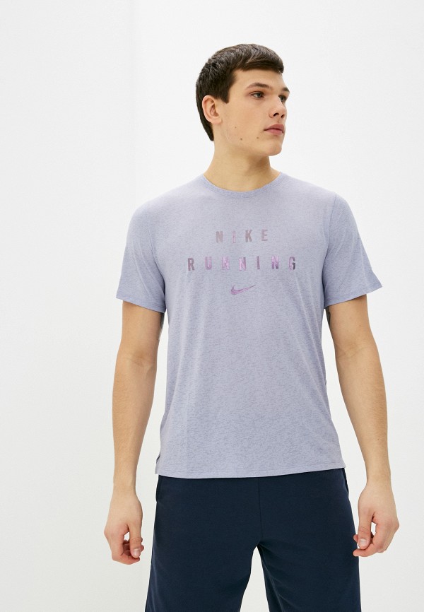 

Футболка спортивная Nike, Фиолетовый, M NK RN DVN DF MILER TOP SS GX