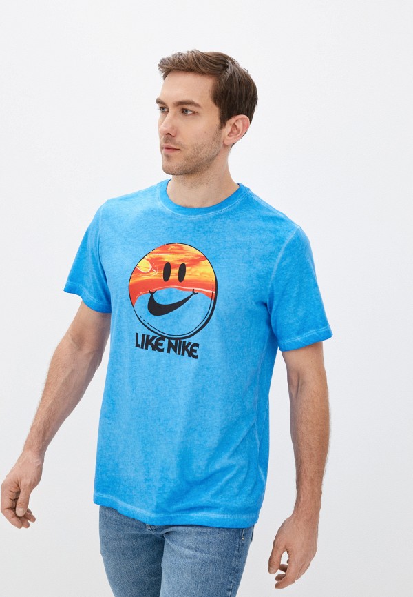 

Футболка Nike, Голубой, M NSW TEE SPBRK LIKE NK DYE