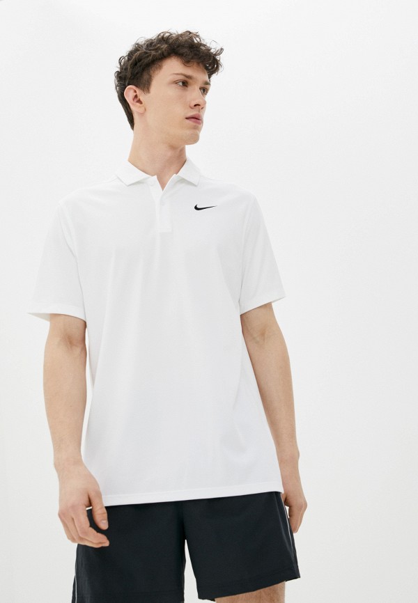 

Поло Nike, Белый, M NK DF ESSENTIAL SOLID POLO