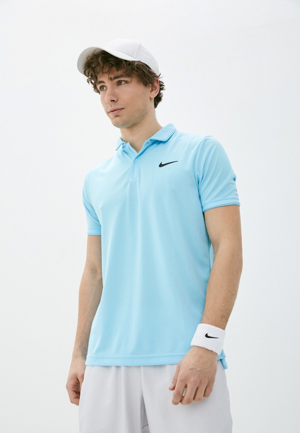 

Поло Nike, Голубой, M NKCT DF VCTRY POLO