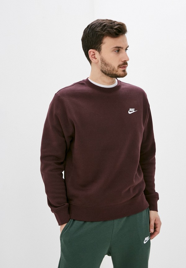 

Свитшот Nike, Бордовый, M NSW CLUB CRW BB