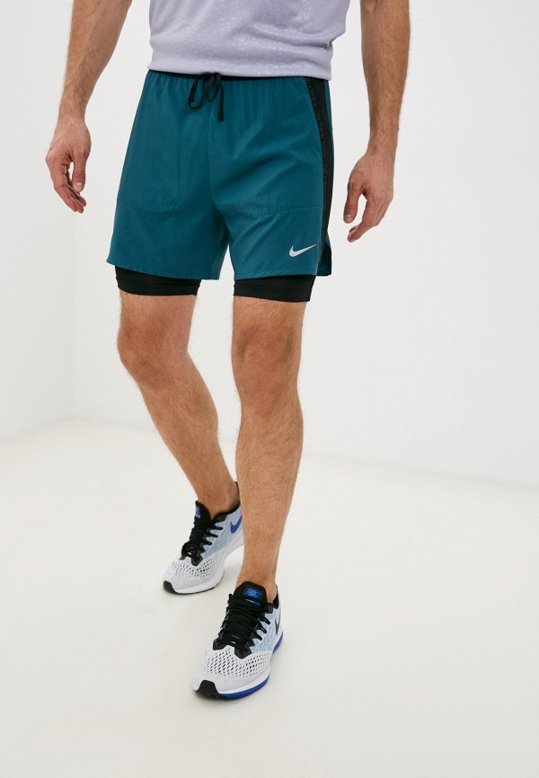 

Шорты спортивные Nike, Бирюзовый, M NK RN DVN FLX STRD HYB SHRT
