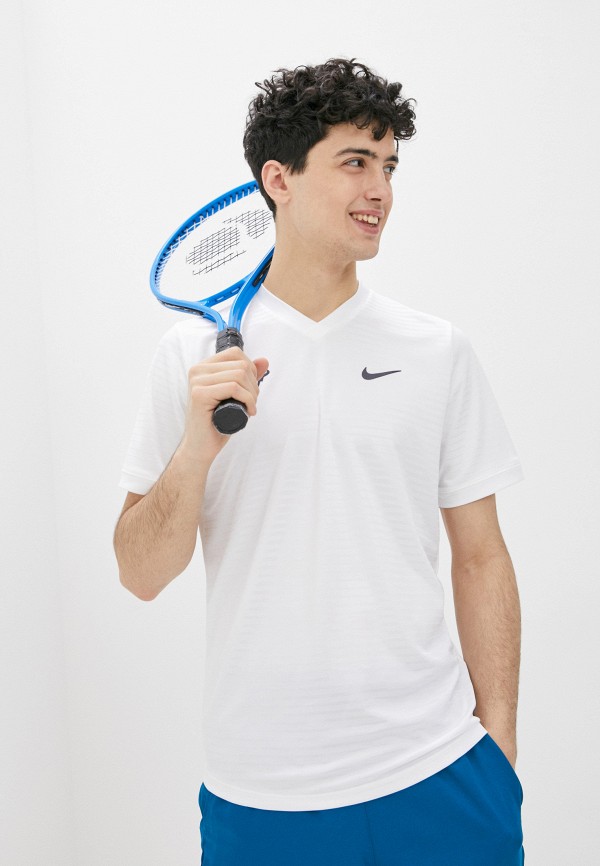 

Футболка спортивная Nike, Белый, RAFA M NKCT CHALLENGER TOP SS