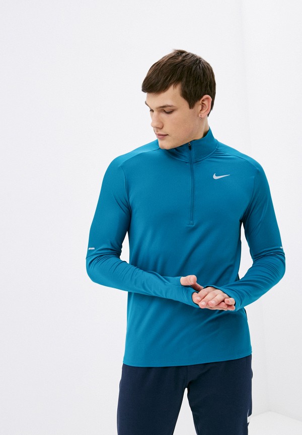 

Лонгслив спортивный Nike, Бирюзовый, M NK DF ELMNT TOP HZ