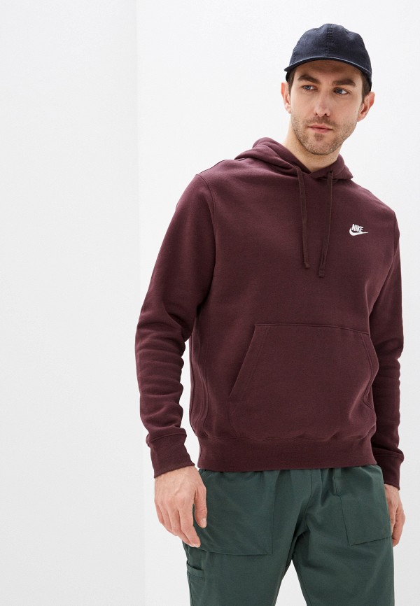 

Худи Nike, Бордовый, M NSW CLUB HOODIE PO BB