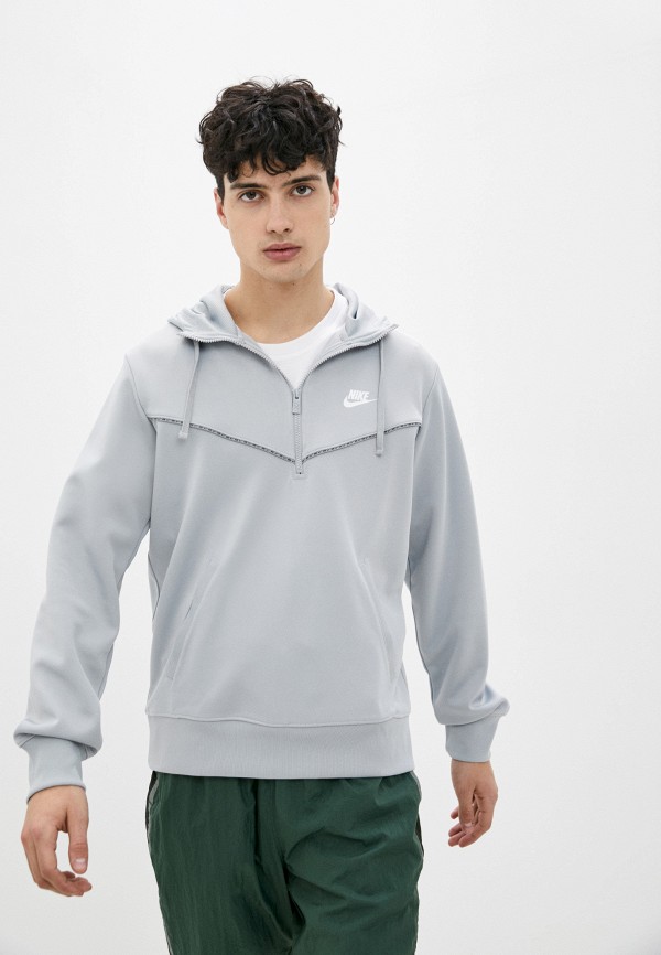 

Толстовка Nike, Серый, M NSW REPEAT PK HZ HOODIE