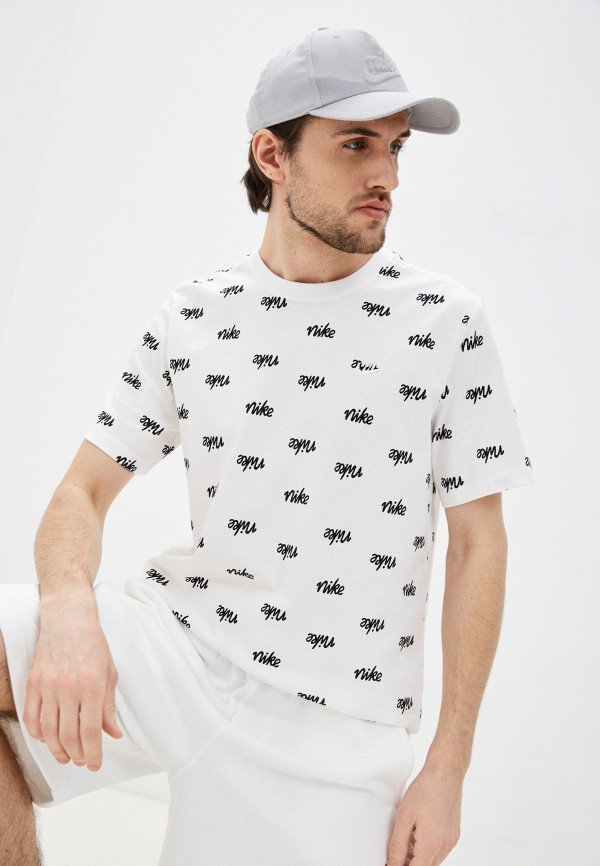 

Футболка Nike, Белый, M NSW TEE PRINTED CLUB LBR