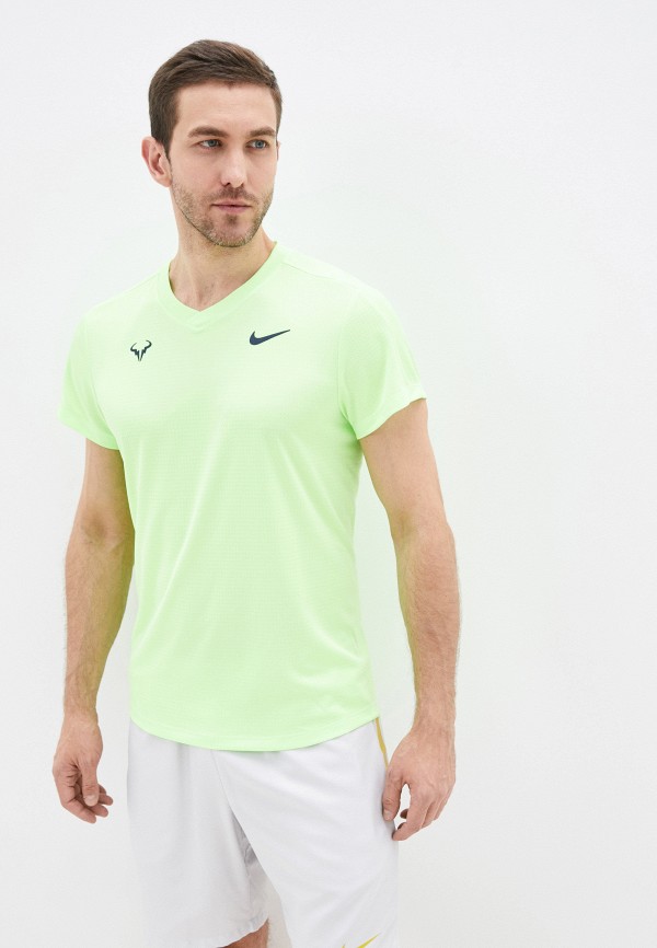 

Футболка спортивная Nike, Зеленый, RAFA M NKCT DF CHALLNGR TOP SS