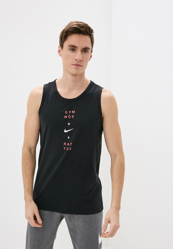 

Майка спортивная Nike, Черный, M NK DF TANK DB STY GFX