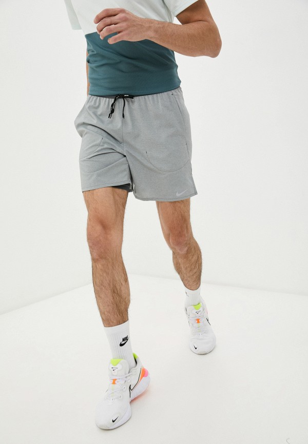 

Шорты спортивные Nike, Серый, M NK DF FLX STRD 2IN1 SHRT 7IN