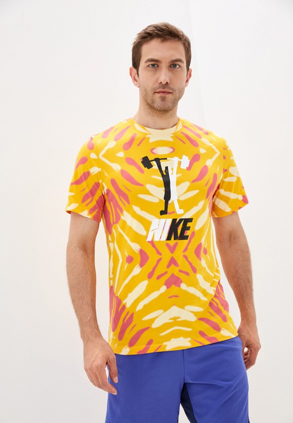 

Футболка спортивная Nike, Желтый, M NK DF TEE FESTIVAL